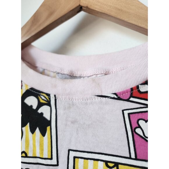 Sanrio pink multicolor Hello Kitty friends graphic short sleeve T-shirt S - Picture 3 of 4